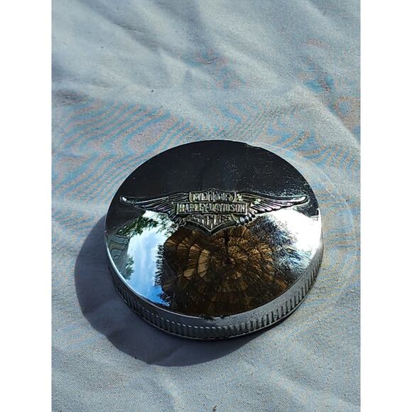 VINTAGE HARLEY DAVIDSON FUEL TANK CAP OLDSCHOOL STYLE pan head shovel head - Picture 1 of 5